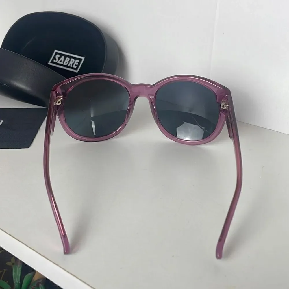 Sabre Acid Aloha Purple Plastic Frame Sunglasses SV46-661